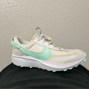 Nike Waffle Debut White Mint Sneaker Shoes FZ3772 100 Womens Size 8